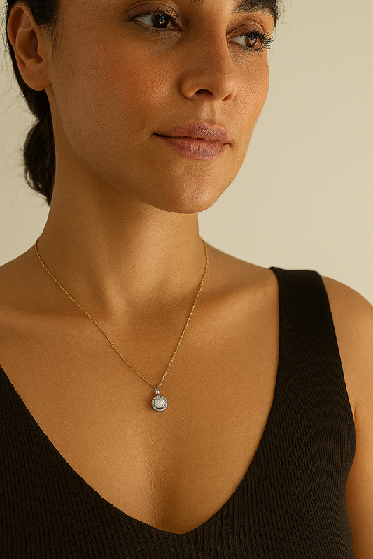 Collier "Eclat Argentéé